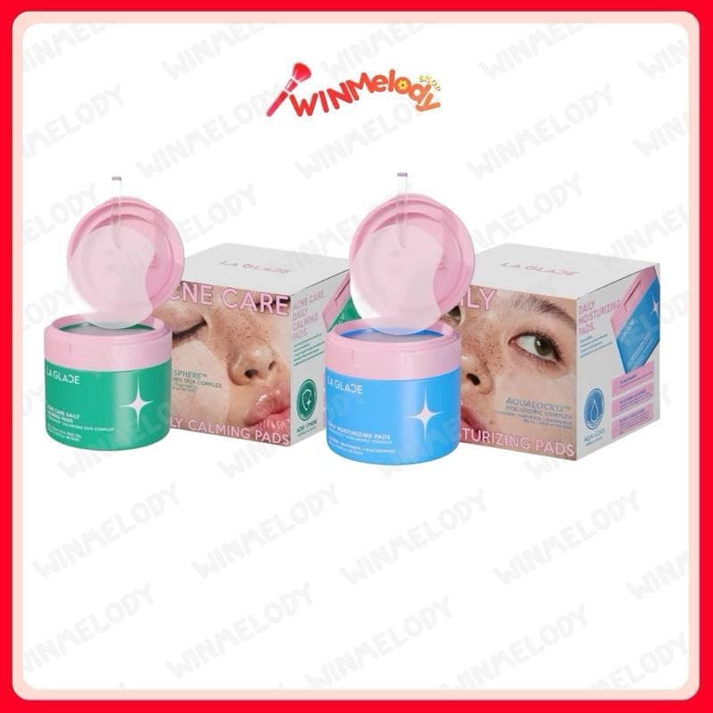 LA GLACE DAILY TONER PADS สูตรเติมความชุ่มชื้น & สูตรผิวเป็นสิว