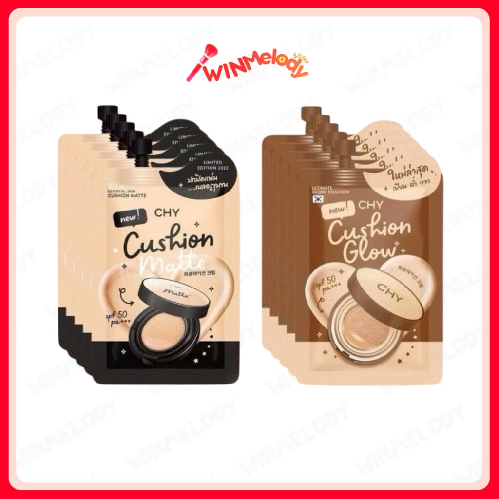 (ยกกล่อง 5 ซอง) CHY Cushion Matte & Glow SPF50 PA+++ ซีเอชวาย คุชชั่น แมท แอนด์ โกลว์ 7g