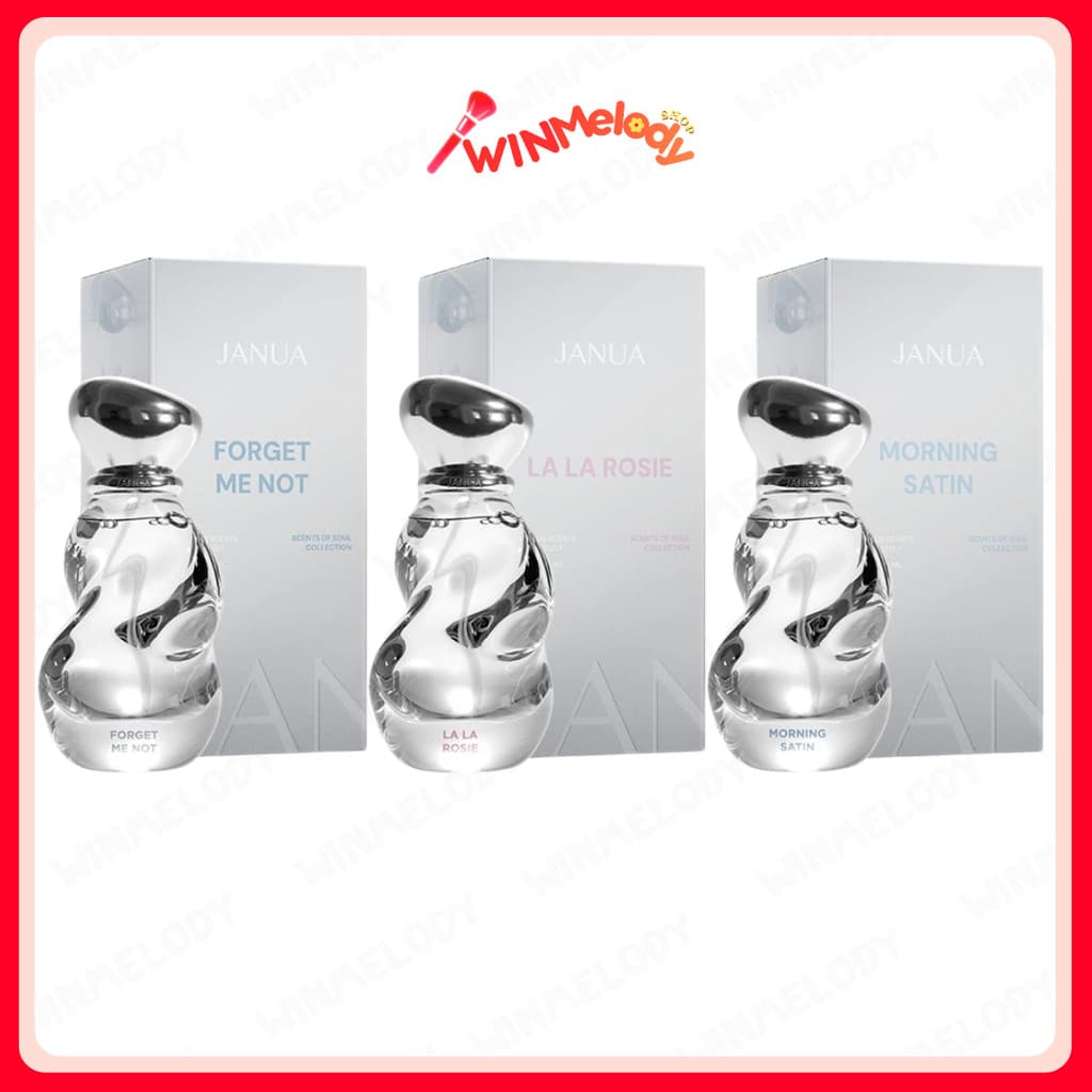 Janua Perfume น้ำหอมแจนยัวร์ เซนส์ออฟโซล์ SOS กลิ่น Forget Me Not, Morning Satin และ La La Rosie ขนาด 30ml.