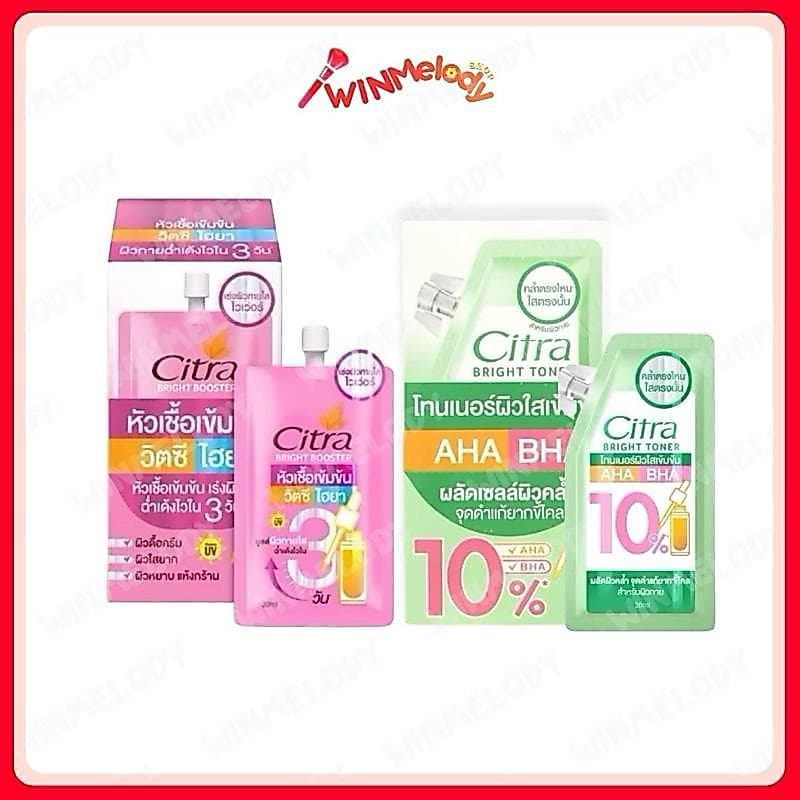 Citra ซิตร้า ผลิตภัณฑ์บำรุงผิว ไบรท์ โทนเนอร์ / ไบรท์ บูสเตอร์ ขนาด 30 มล.