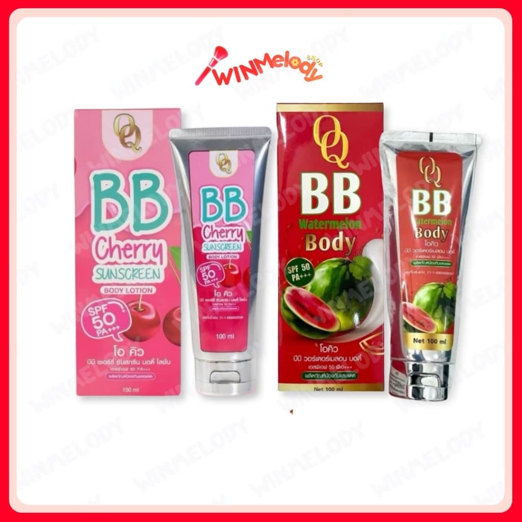 โอคิว บีบี เชอร์รี่โลชั่น โลชั่นทาผิวกาย / วอเตอร์เมลอน บอดี้ (OQ BB Watermelon Body) ขนาด 100 มล.