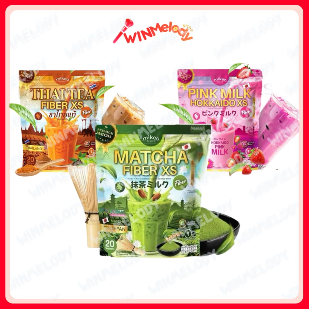 มิเกวมัทฉะไฟเบอร์ , มิเกวกลูต้านมาชมพู, มิเกว ชาไทยไฟเบอร์ - ผลิตภัณฑ์เสริมอาหาร แบรนด์มิเกว 1 ห่อ มี 20 ซอง