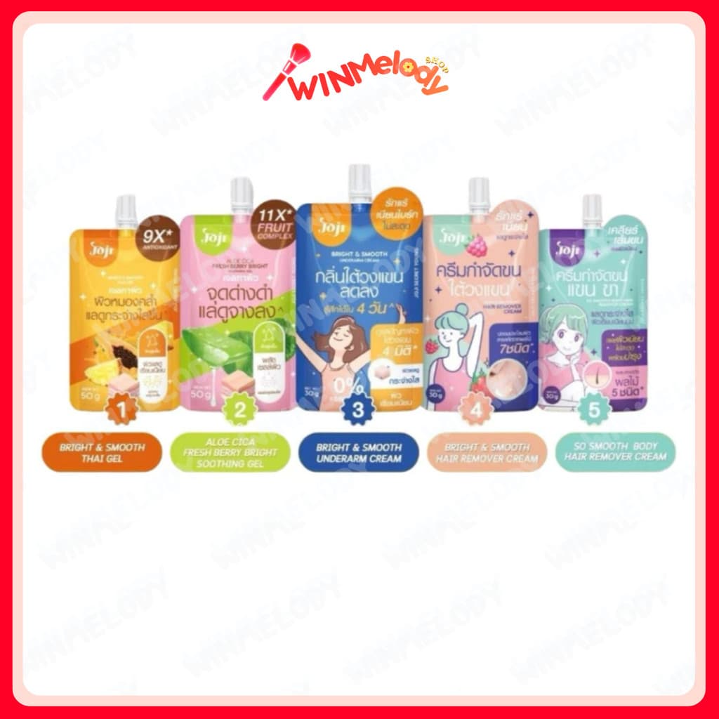 (กล่องx6) Joji Secret Young โจจิ ซีเคร็ท บำรุงผิว กำจัดขนรักแร้ ดูแลผิวกายและใต้วงแขน 30 / 50 กรัม