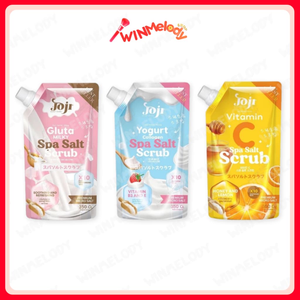 (1 ถุง) Joji ซีเคร็ท ยัง สปา ซอลท์ สครับ เกลือสปาขัดผิว ขนาด 350 กรัม