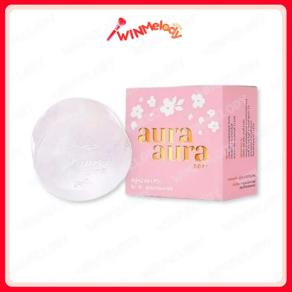 สบู่หน้าเงา Princess Skin Care 70 g. Aura Aura Soap 1 ก้อน (ปริ้นเซส สกิน แคร์)