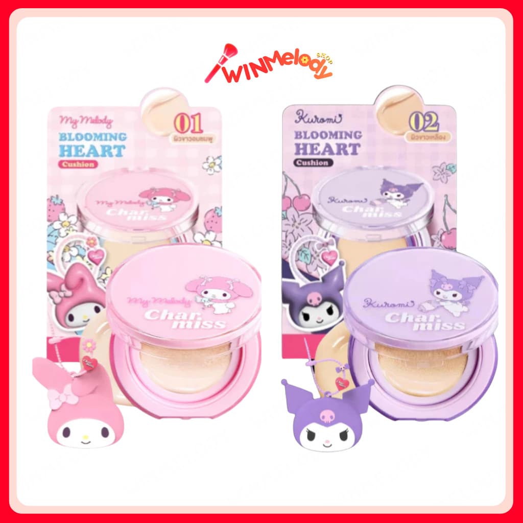 (ตลับ) Charmiss Blooming Heart Soft Glow Cushion SPF50+ PA++++ ชาร์มิส บลูมมิ่ง ฮาร์ท ซอฟท์ โกลว์ คุชชั่น 8 กรัม