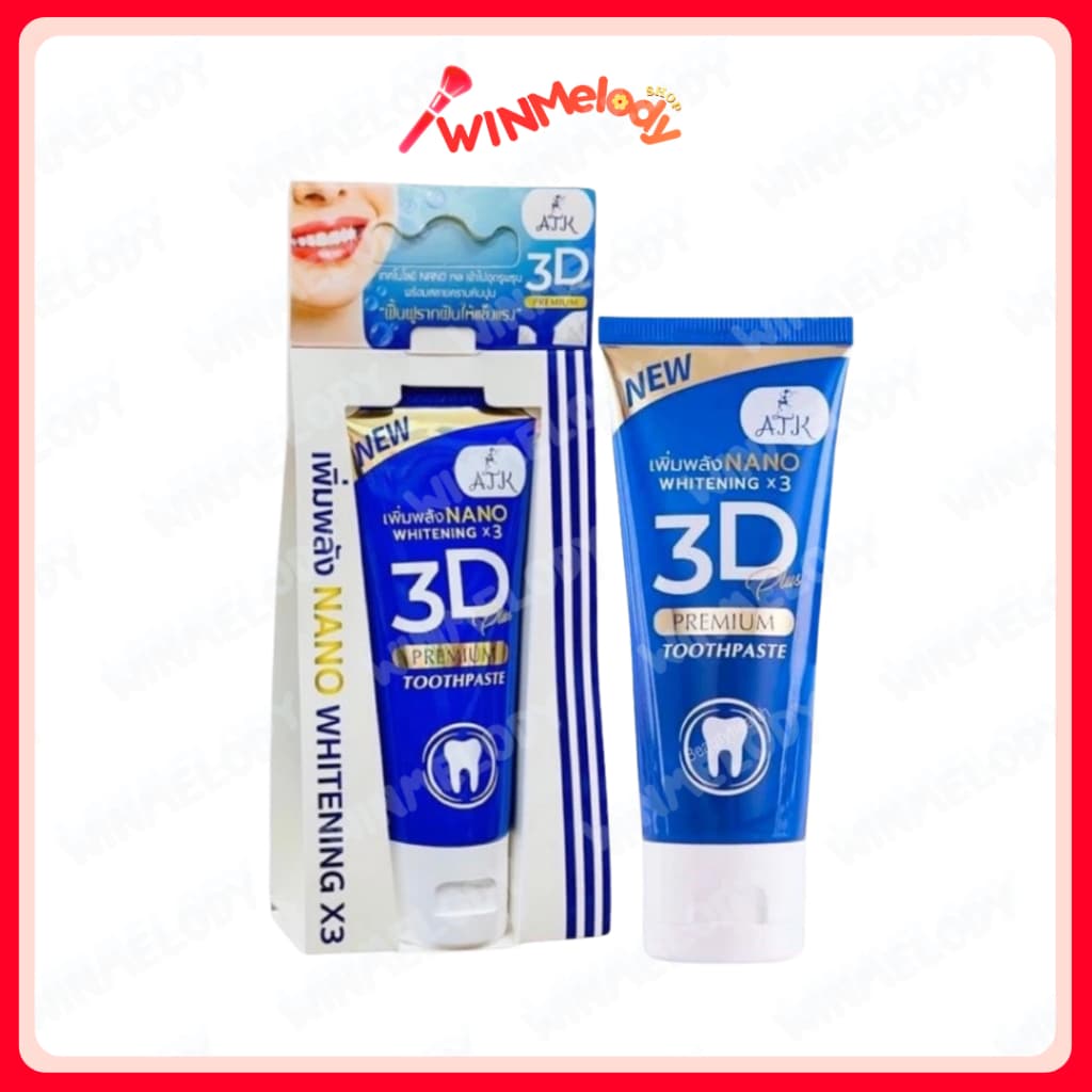 (1 หลอด) ATK 3D Premium Plus - เอทีเค ทรีดีพรีเมี่ยม ทรูเพสท์ ยาสีฟัน (50 g.)